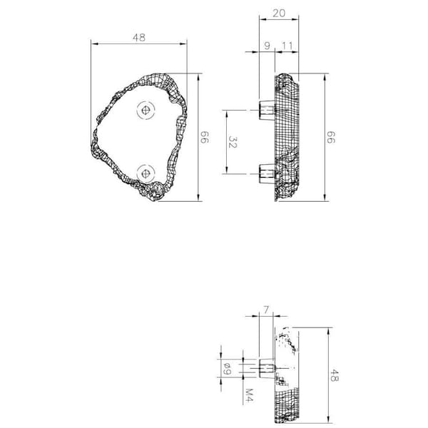 Richelieu 1 1/4 in (32 mm) Center-to-Center Anthracite Contemporary Cabinet Pull - 2256065906