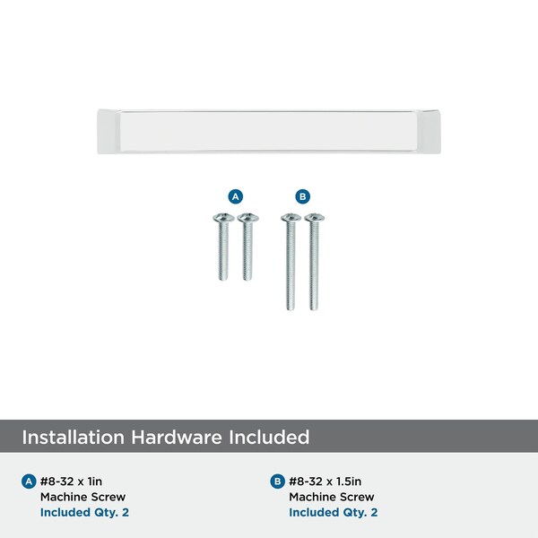 Amerock Blackrock 3 in 76 mm Center-to-Center Polished Chrome Cabinet Pull - BP5527526