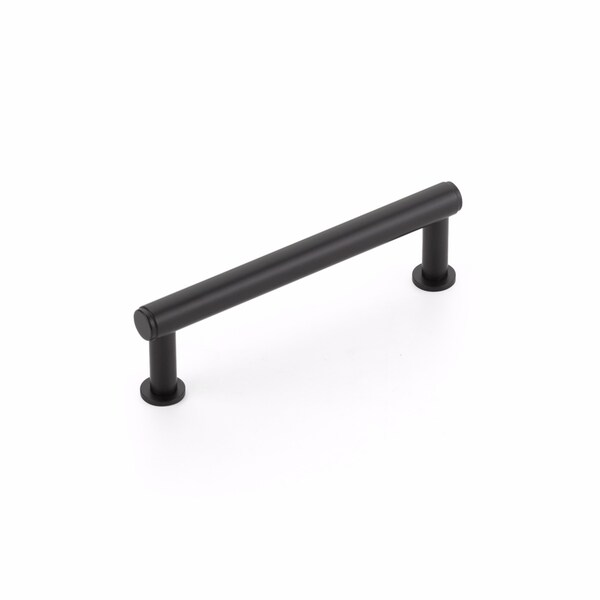 Schaub 4in Center to Center Pub House Cabinet Pull Matte Black Finish - 5104-MB