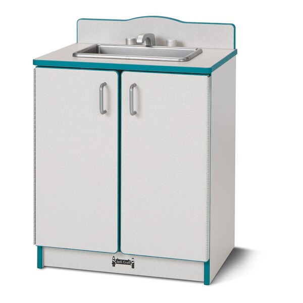 Jonti-Craft Rainbow Accents Culinary Creations Kitchen Sink, Teal - 2408JCWW005