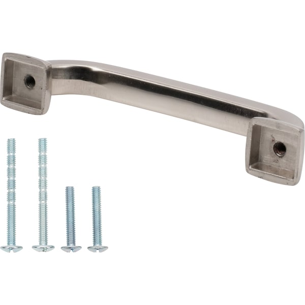 Designperfect 3-3/4'' Center-to-Center Handle Pull, Brushed Satin Nickel, 25PK - DPA25S33SNB