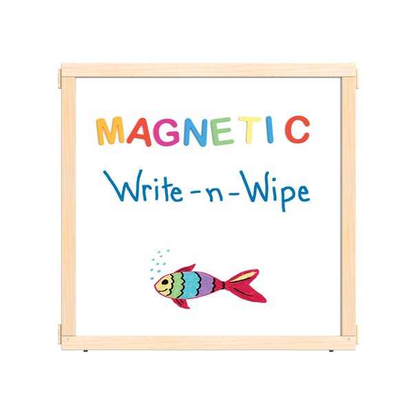 Jonti-Craft KYDZ Suite Panel, A-height, 36 in. Wide, Magnetic Write-n-Wipe - 1512JCAMG