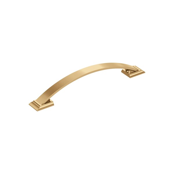 Amerock Candler 6-5/16 inch 160mm Center-to-Center Champagne Bronze Cabinet Pull - BP29364CZ
