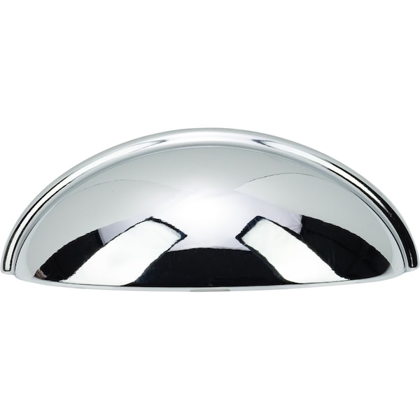 Designperfect 3'' Center-to-Center Cup Pull, Polished Chrome - DPA-C632PC