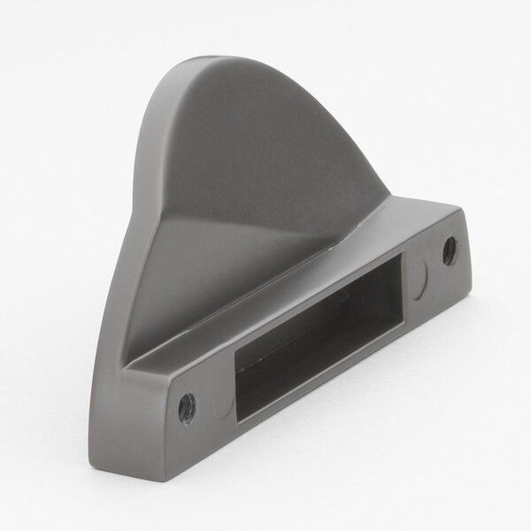 Gliderite Hardware 1-1/2 in. Center to Center Semi Circle Knob Graphite Gray - 4844-GPH-1