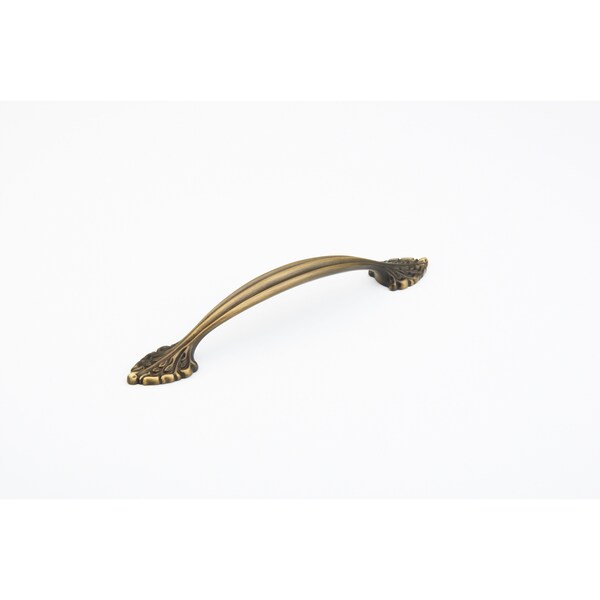 Schaub 6in Center to Center Corinthian Cabinet Pull Redington Brass Finish - 8716-RB
