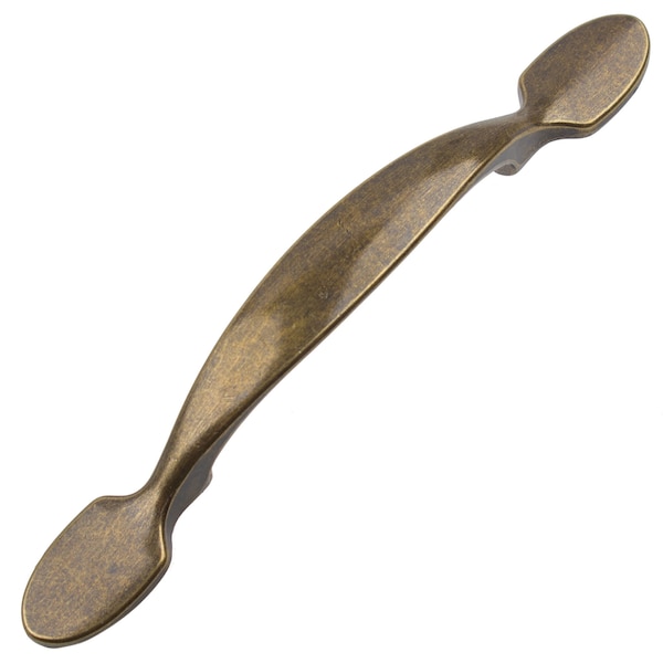Gliderite Hardware 3 in. Center to Center Antique Brass Cabinet Pull - 4228-AB, 10PK - 4228-AB-10