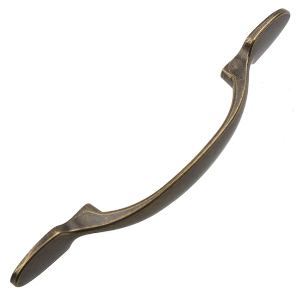 Gliderite Hardware 3 in. Center to Center Antique Brass Cabinet Pull - 4228-AB, 10PK - 4228-AB-10