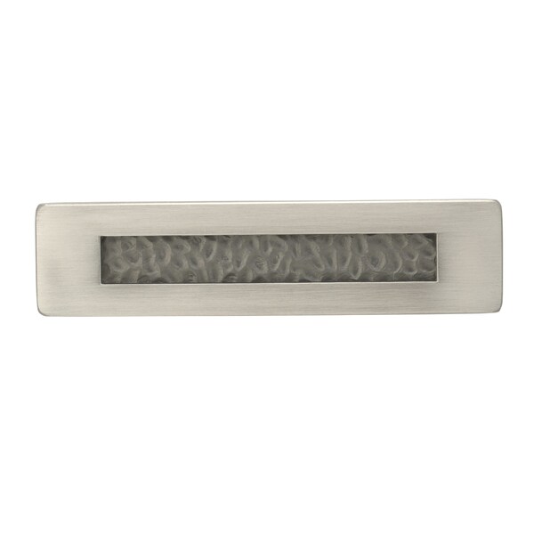Richelieu 3-3/4 in. (96 mm) Center-to-Center Brushed Pewter Contemporary Drawer Pull - BP701396242