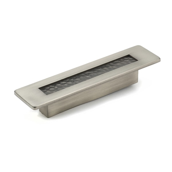 Richelieu 3-3/4 in. (96 mm) Center-to-Center Brushed Pewter Contemporary Drawer Pull - BP701396242
