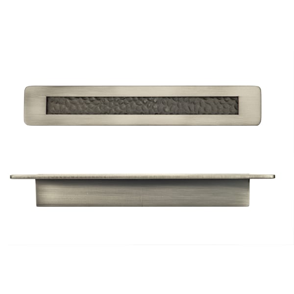 Richelieu 3-3/4 in. (96 mm) Center-to-Center Brushed Pewter Contemporary Drawer Pull - BP701396242