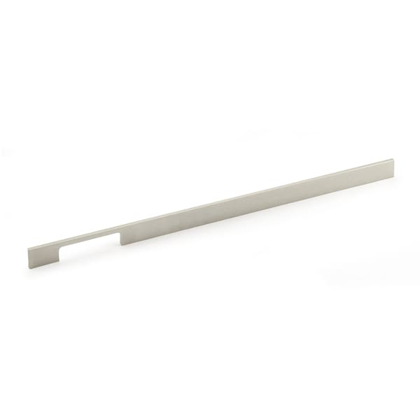 Richelieu 18-7/8 in. (480 mm) Center-to-Center Brushed Nickel Contemporary Drawer Pull - BP720480195