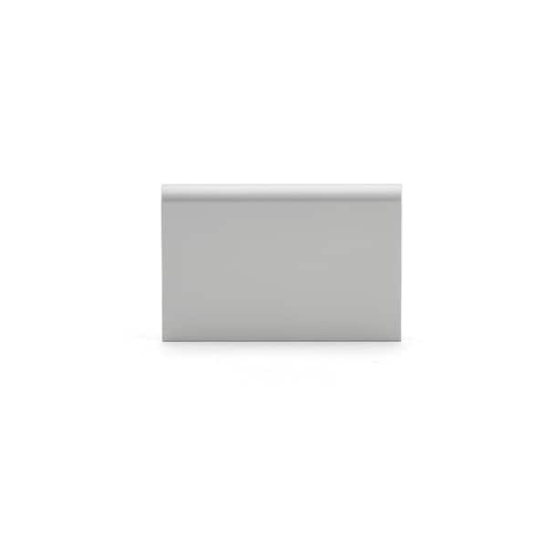 Richelieu 1 in (25 mm) Center-to-Center Aluminum Contemporary Edge Cabinet Pull - BP96962510