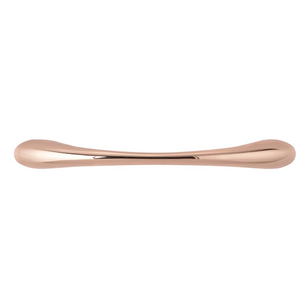Richelieu 3-3/4 in. (96 mm) Center-to-Center Polished Copper Contemporary Drawer Pull - BP65017191