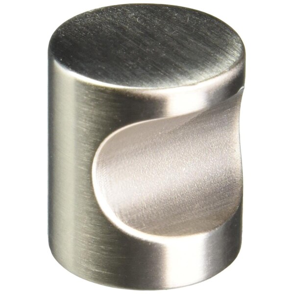 Patioplus Modern Finger Cabinet Pull, Satin Nickel - Large - PA3860023