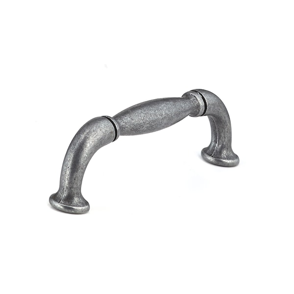 Richelieu 3-3/4 in. (96 mm) Center-to-Center Wrought Iron Traditional Drawer Pull - BP2373796907