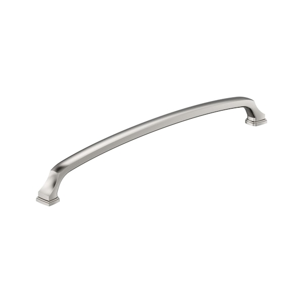 Amerock Revitalize 12-5/8 inch 320mm Center-to-Center Polished Nickel Cabinet Pull - BP55355PN