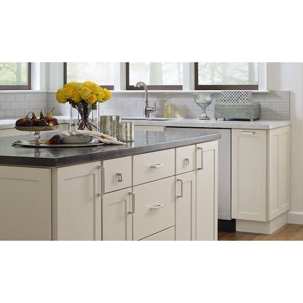 Amerock Blackrock 5-1/16 inch 128mm Center-to-Center Polished Nickel Cabinet Pull - 2000611