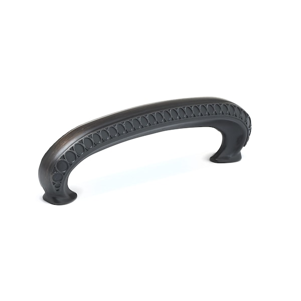 Richelieu 3-3/4 in. (96 mm) Center-to-Center Brushed Oil-Rubbed Bronze Traditional Drawer Pull - BP80977BORB