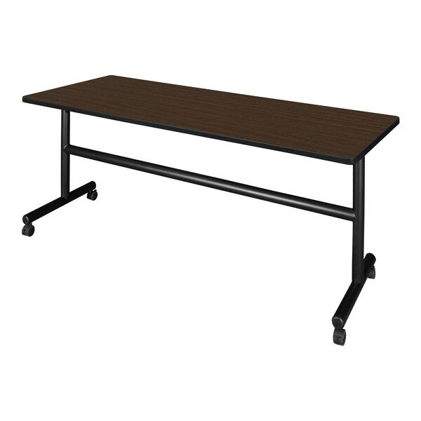 Regency Kobe Flip-Top Training Nesting Table, 72 in W, 24 in L, Neo Walnut - MKFT7224NW