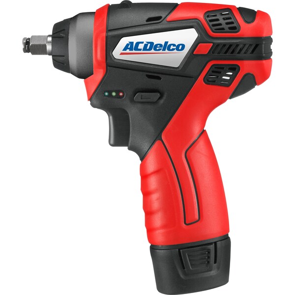 Acdelco G12 3/8" Cordless Impact Wrench 90ft-lbs, 2-Battery Kit - ARI12104P