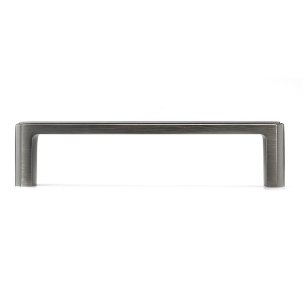 Richelieu 5-1/16 in. (128 mm) Center-to-Center Antique Nickel Transitional Drawer Pull - BP770128143