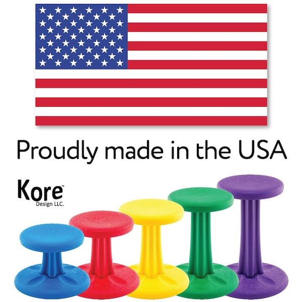 Kore Design Pre-School Wobble Chair 12in Dark Blue - 125