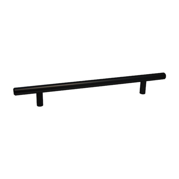 Pride Industrial 10in Bar Cabinet Pull with 7in Center to Center Matte Black Finish - P110BK