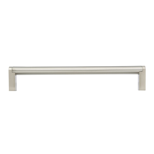 Richelieu 6-5/16 in. (160 mm) Center-to-Center Brushed Nickel Contemporary Drawer Pull - BP525160195