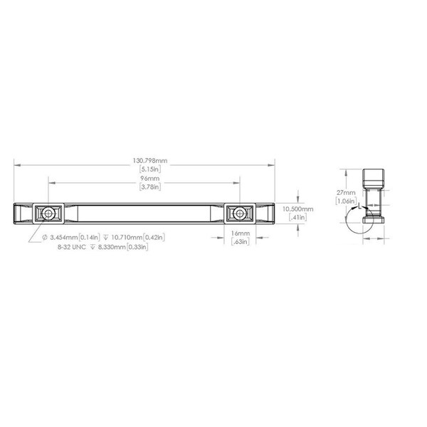 Richelieu 3 3/4-inch (96 mm) Center to Center Matte Black Transitional Cabinet Pull - BP5254096900