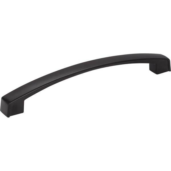 Jeffrey Alexander 160 mm Center-to-Center Matte Black Merrick Cabinet Pull - 549-160MB
