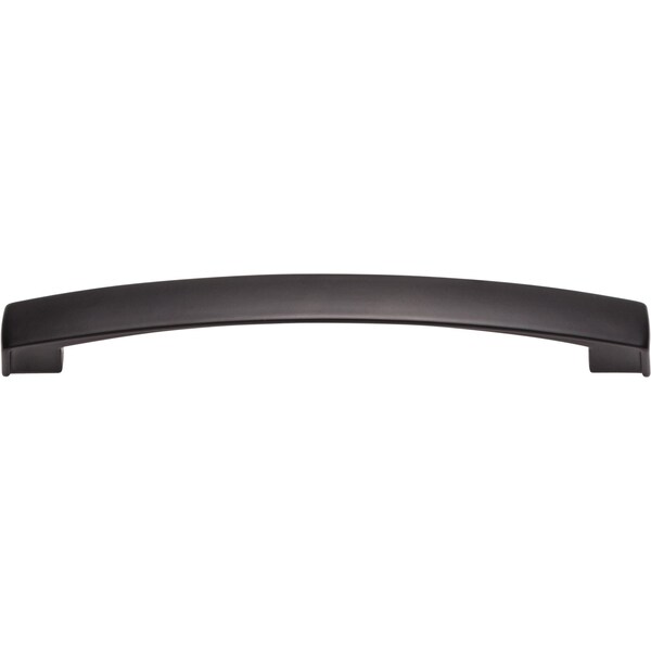 Jeffrey Alexander 160 mm Center-to-Center Matte Black Merrick Cabinet Pull - 549-160MB