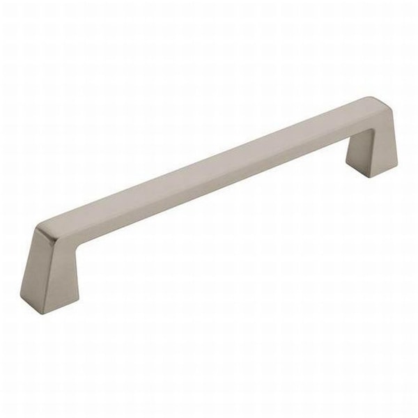 Amerock BP55278G10-10PACK 6-5/16" (160 mm) CTC Blackrock Cab Pull Satin Nickel - BP55278G10-10PACK