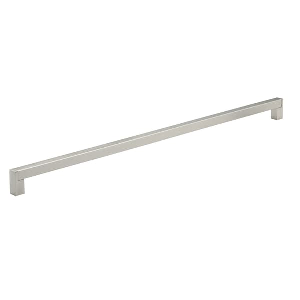 Richelieu 22-11/16 in. (576 mm) Center-to-Center Brushed Nickel Contemporary Drawer Pull - BP520576195