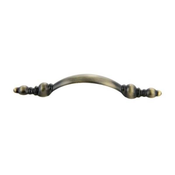 Crown 5" Cabinet Pull with 3" Center to Center Antique Brass Finish - CHP433ABH