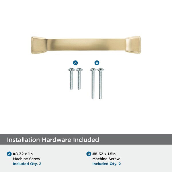 Amerock Revitalize 3 in 76 mm Center-to-Center Champagne Bronze Cabinet Pull - BP55343CZ