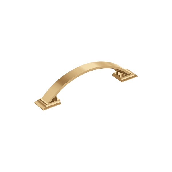 Amerock Candler 3-3/4 inch 96mm Center-to-Center Champagne Bronze Cabinet Pull - BP29355CZ