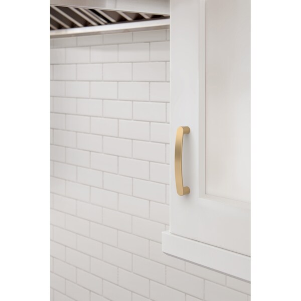 Amerock Rift 3-3/4 inch 96mm Center-to-Center Champagne Bronze Cabinet Pull - BP36899CZ