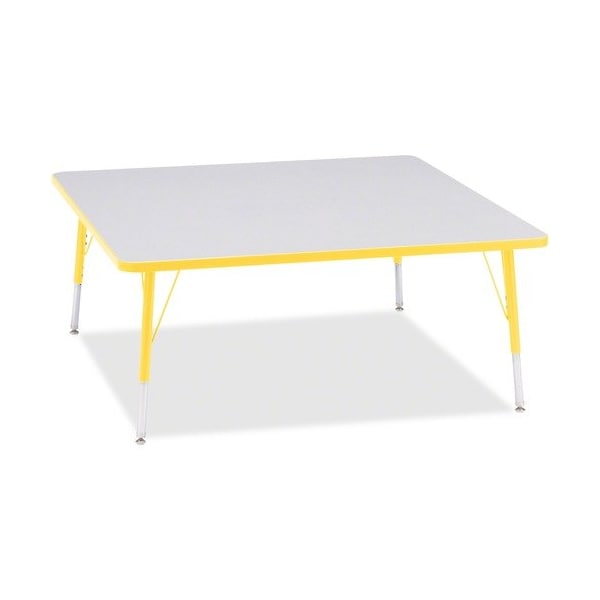 Jonti-Craft TABLE, SQUARE, 48X48, GY/YW - JNT6418JCE007