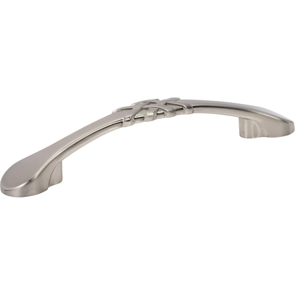 Designperfect 3-3/4'' Center-to-Center Arch Pull, Brushed Satin Nickel, 10PK - DPA10L663SNB