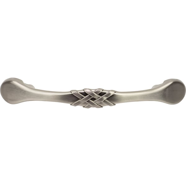 Designperfect 3-3/4'' Center-to-Center Arch Pull, Brushed Satin Nickel, 10PK - DPA10L663SNB