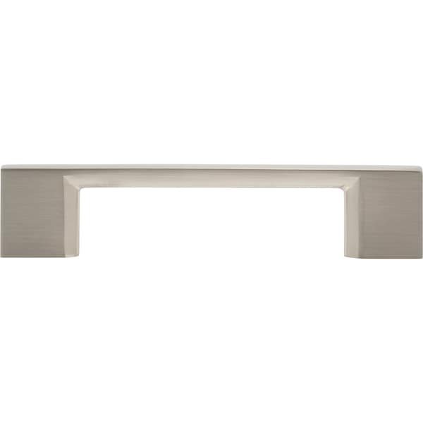 Designperfect 3-3/4'' Center-to-Center Handle Pull, Brushed Satin Nickel - DPA-S793SNB