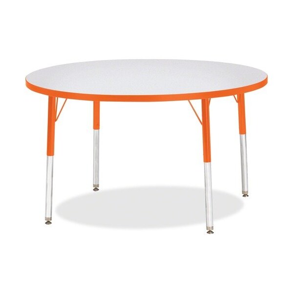Jonti-Craft TABLE, ACTIVITY, 42inRND, GY/OE - JNT6468JCE114