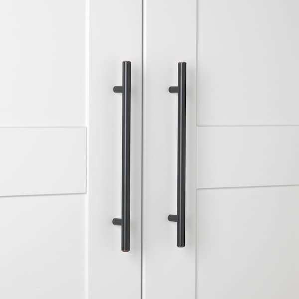 Gliderite Hardware 6-1/4 in. Center to Center Oil Rubbed Bronze Solid Steel Bar Pull - 5003-160-ORB, 5PK - 5003-160-ORB-5