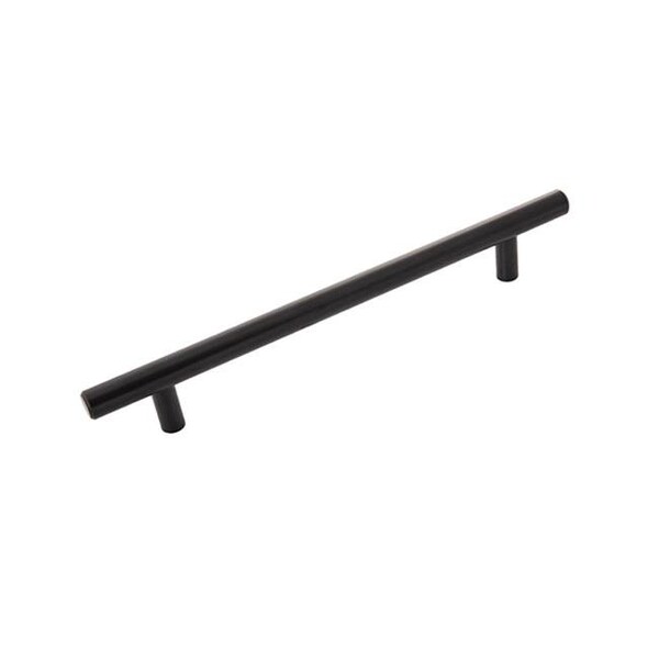 Belwith Products Belwith BWHH075596 MB 160 mm Cabinet Bar Pull; Matte Black - BWHH075596 MB