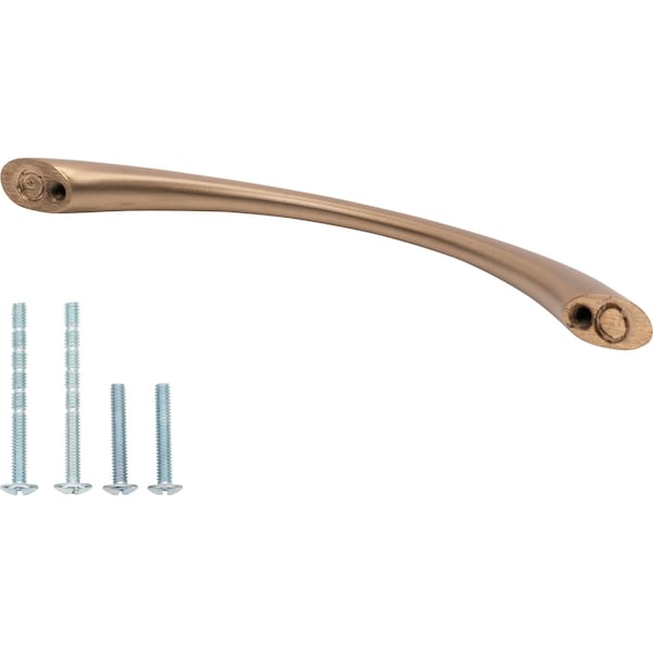 Designperfect 5-1/16'' Center-to-Center Arch Pull, Champagne Bronze/Gold, 25PK - DPA25H384CBZ