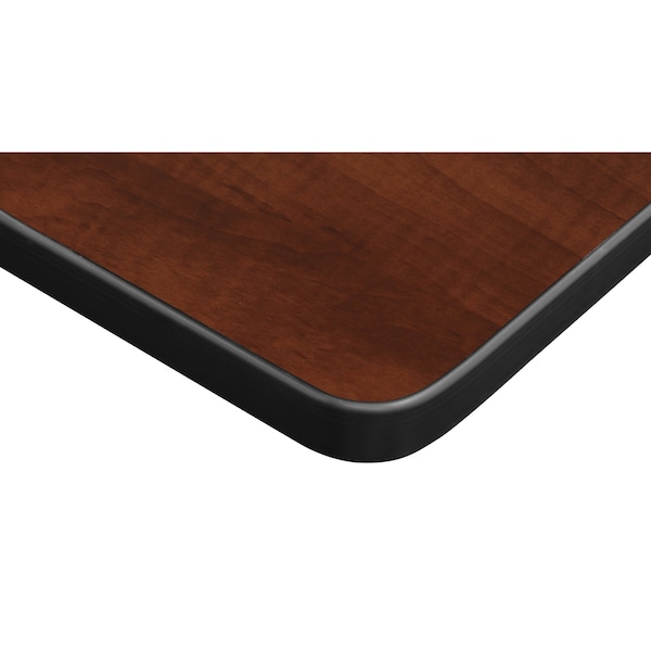 Kee Rectangle Tables > Training Tables > Kee Table & Chair Sets, 60 W, 24 L, 29 H, Cherry - MT6024CHBPBK47BK