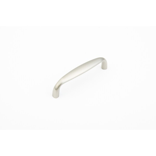Schaub 4in Center to Center Traditional Cabinet Pull Satin Nickel Finish - 732-15