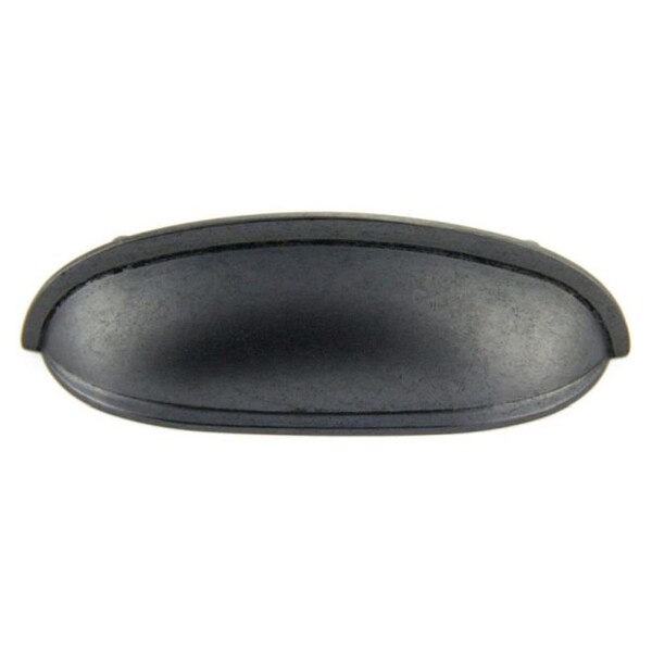 Crown 4-1/2" Bin Cabinet Pull with 3" Center to Center Weathered Black Finish - CHP80753DACM