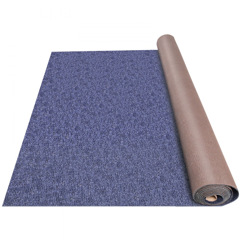 VEVOR Deep Blue Marine Carpet 6 ft x 39.3 ft, Boat Carpet Rugs, Indoor Outdoor Rugs for Patio Deck Non-Slide TPR Water-Proof Back Outdoor Marine Carpeting Outdoor Carpet - JZXWDTLS1.8X12M01V0